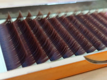 Load image into Gallery viewer, 0.15/0.20 Light Brown Flat Extensions-Mix Trays