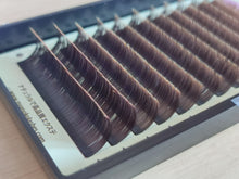 Load image into Gallery viewer, 0.15/0.20 Dark Brown Flat Extensions-Mix Trays
